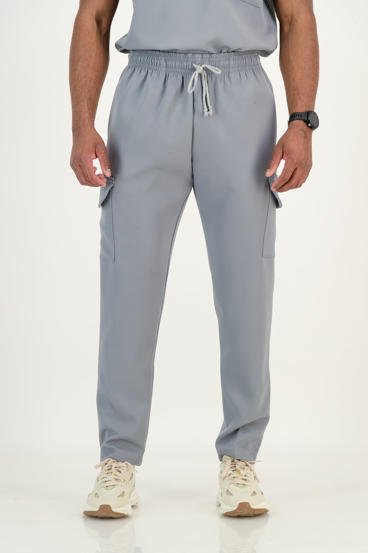 Men's Granite Grey Scrub Set (NEW FABRIC)