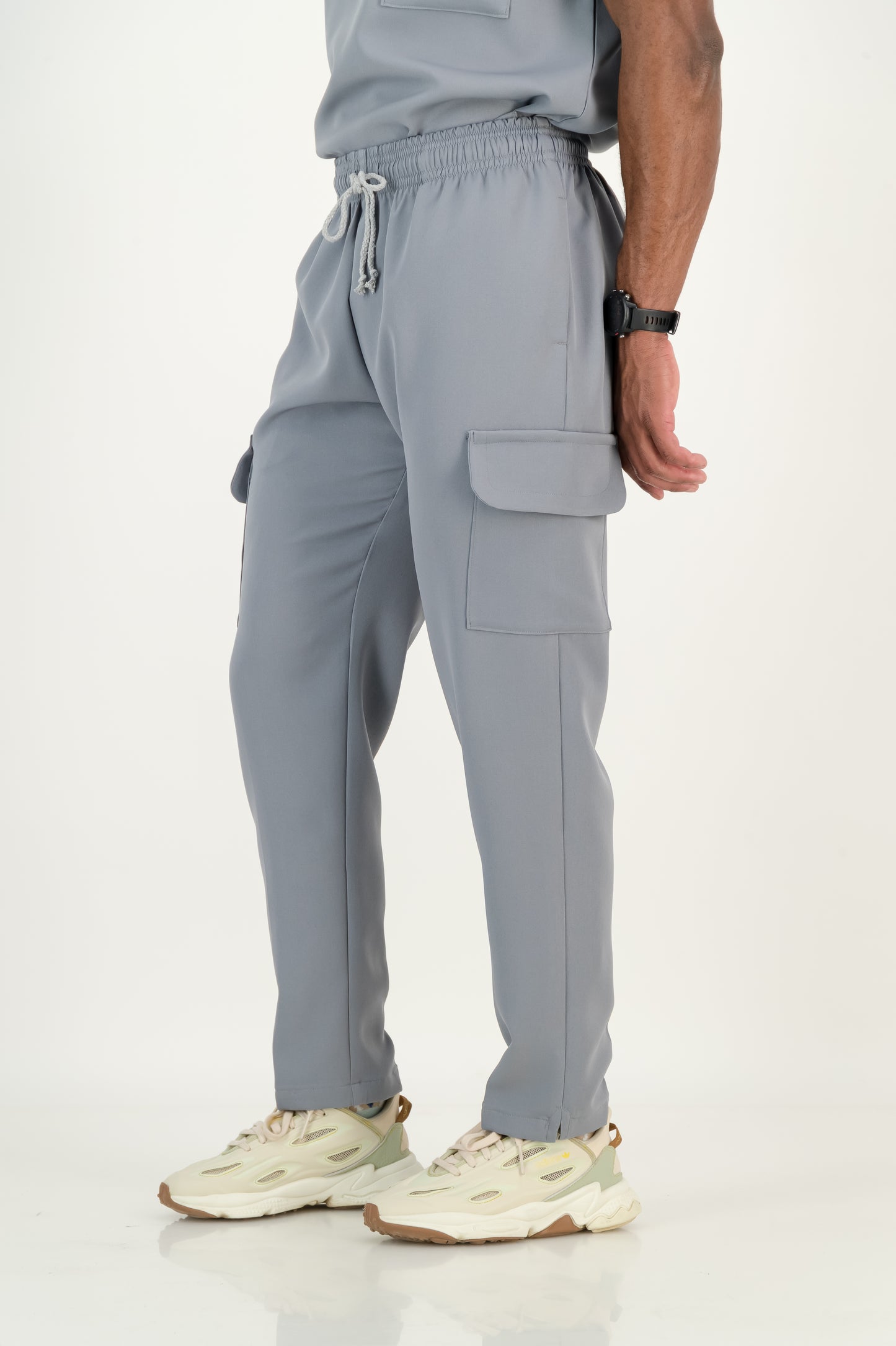 Men's Granite Grey Scrub Set (NEW FABRIC)