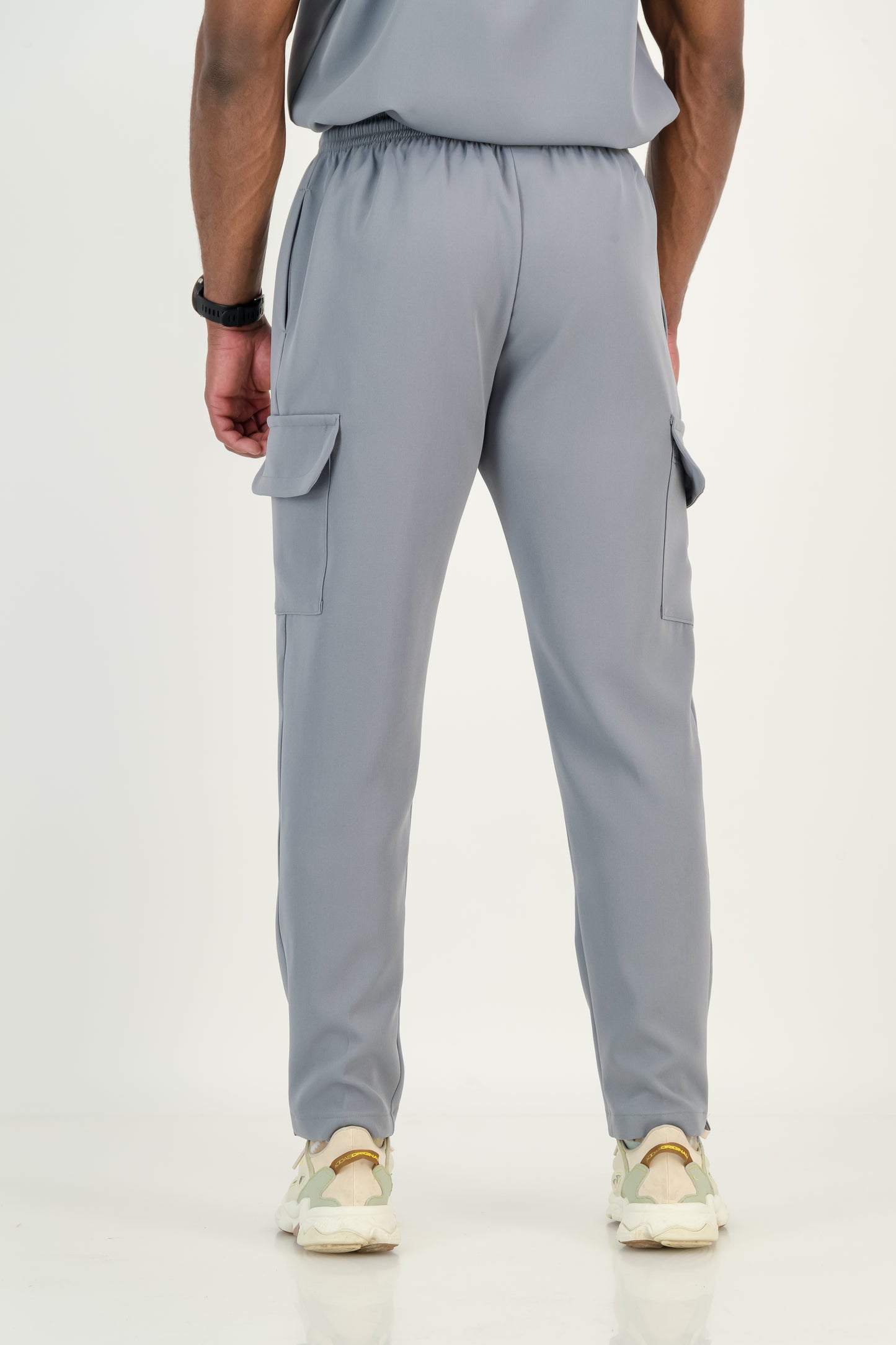 Men's Granite Grey Scrub Set (NEW FABRIC)