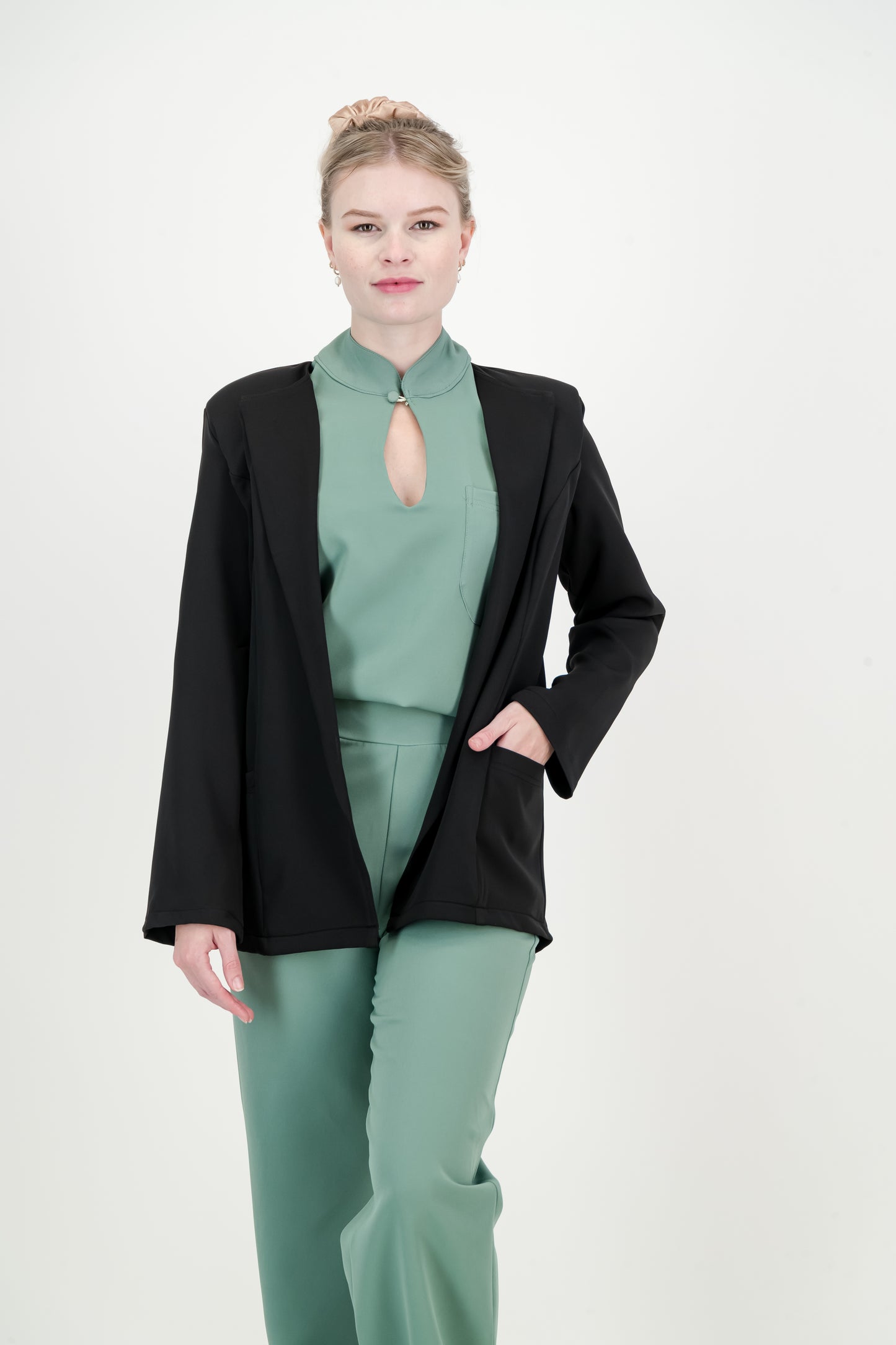 Women's Blazer - Jet Black