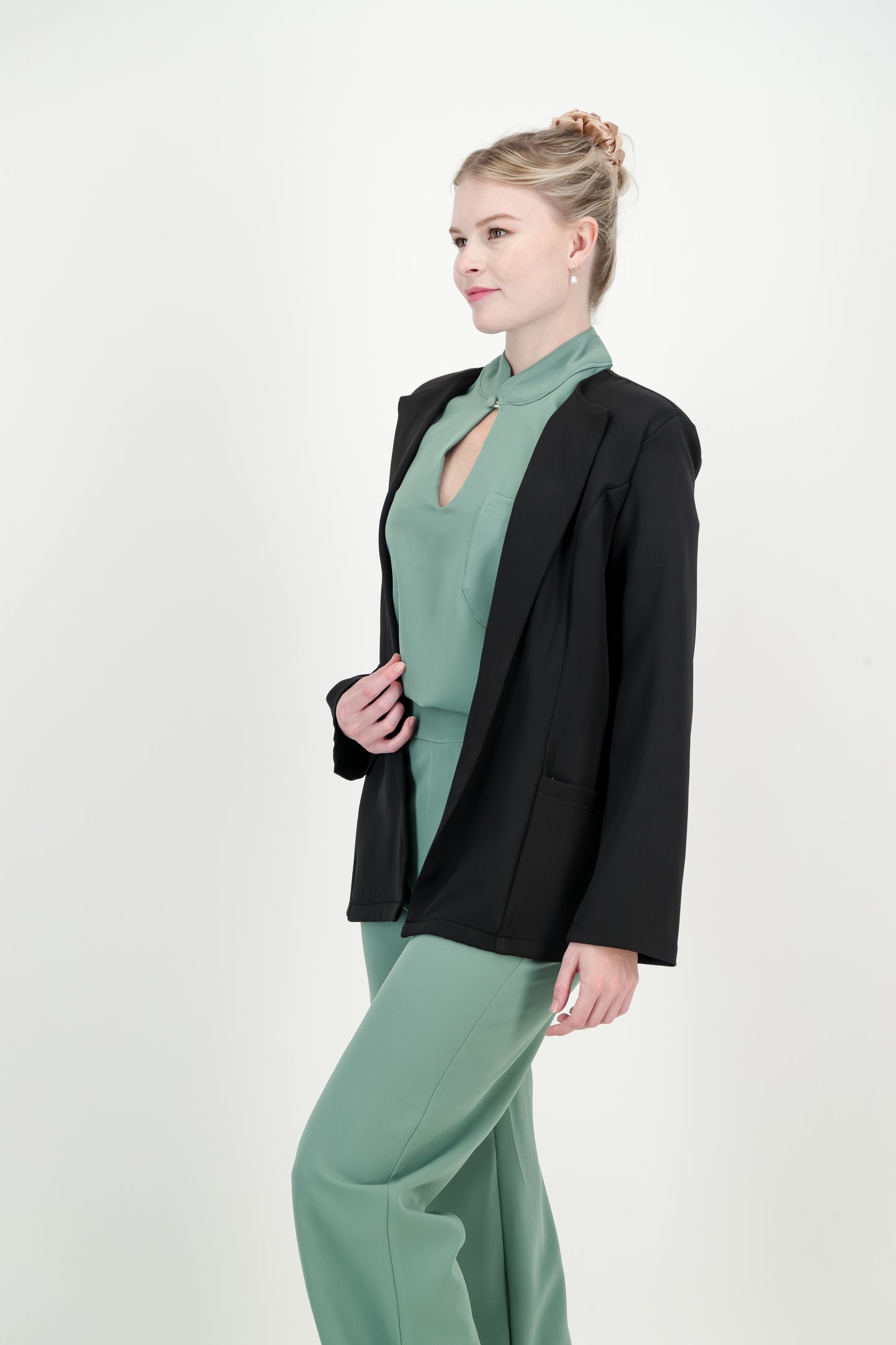 Women's Blazer - Jet Black