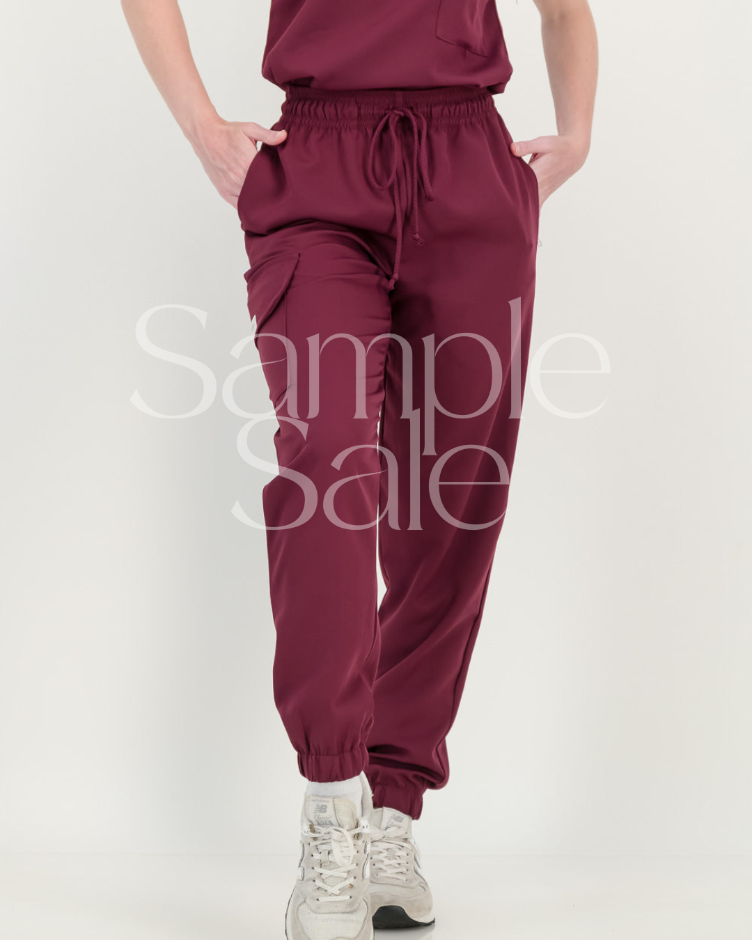 SAMPLE SALE - Women's Merlot Red Straight Fit Pants
