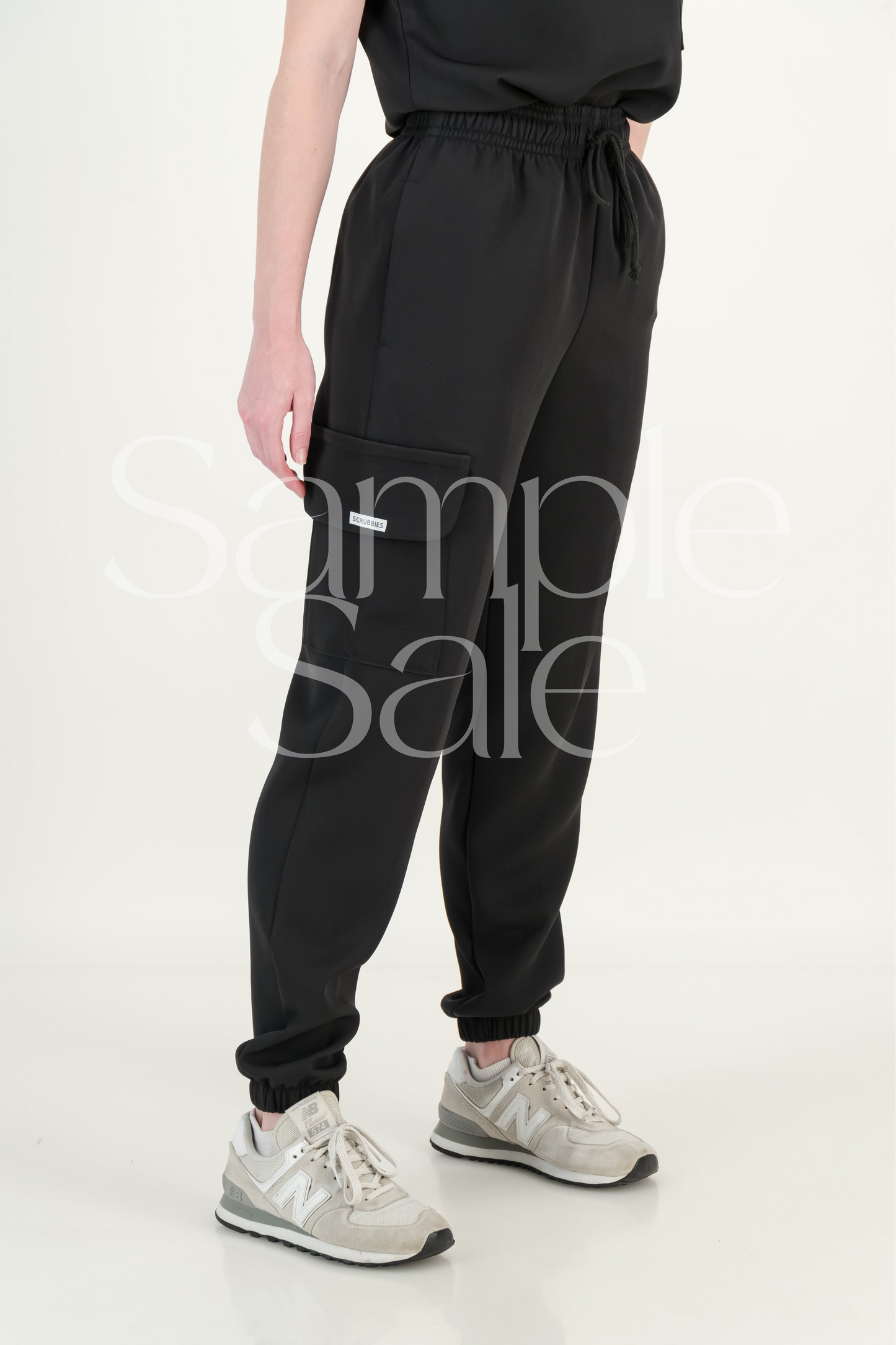 SAMPLE SALE - Women's Scrub Pants - V2 Premium Fabric - Black
