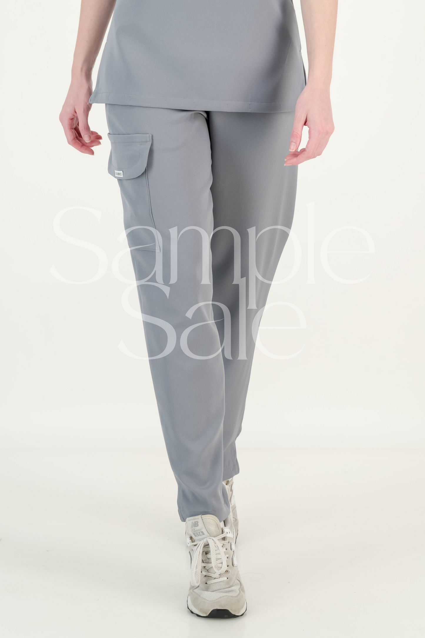 SAMPLE SALE - Women's Scrub Pants - V2 Premium Fabric - Grey
