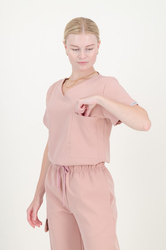 1 Pocket Scrub Top - Lights and Brights