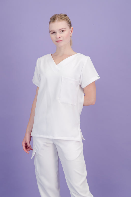 1 Pocket Scrub Top - Lights and Brights