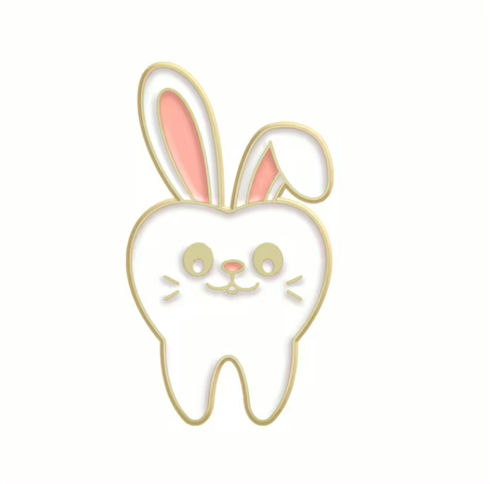 Bunny Tooth Lapel Pin