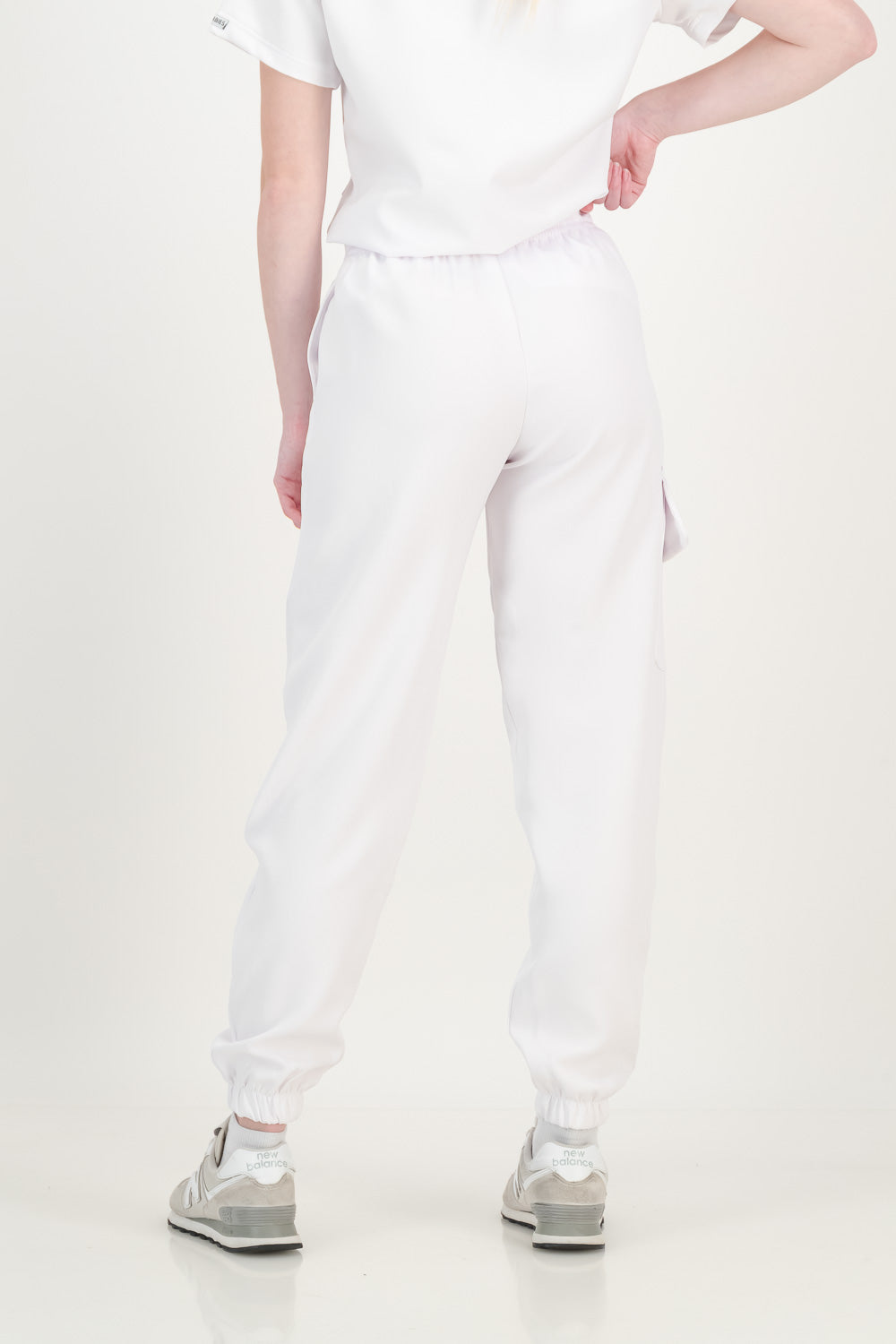 Women's Soft White Scrub Pants
