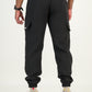 Men's Jet Black Scrub Pants (NEW FABRIC)