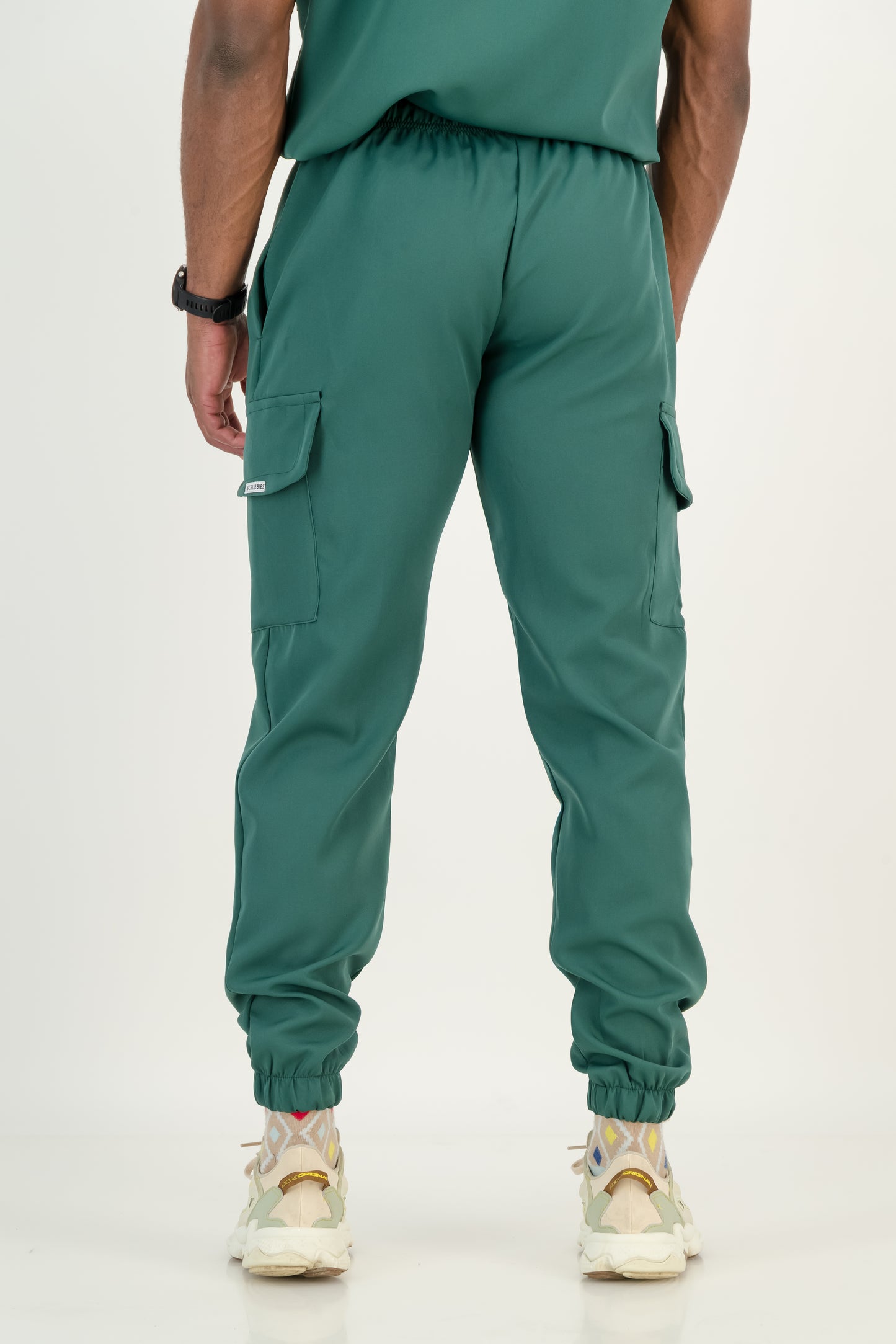 Men's Forest Green Scrub Pants (NEW FABRIC)