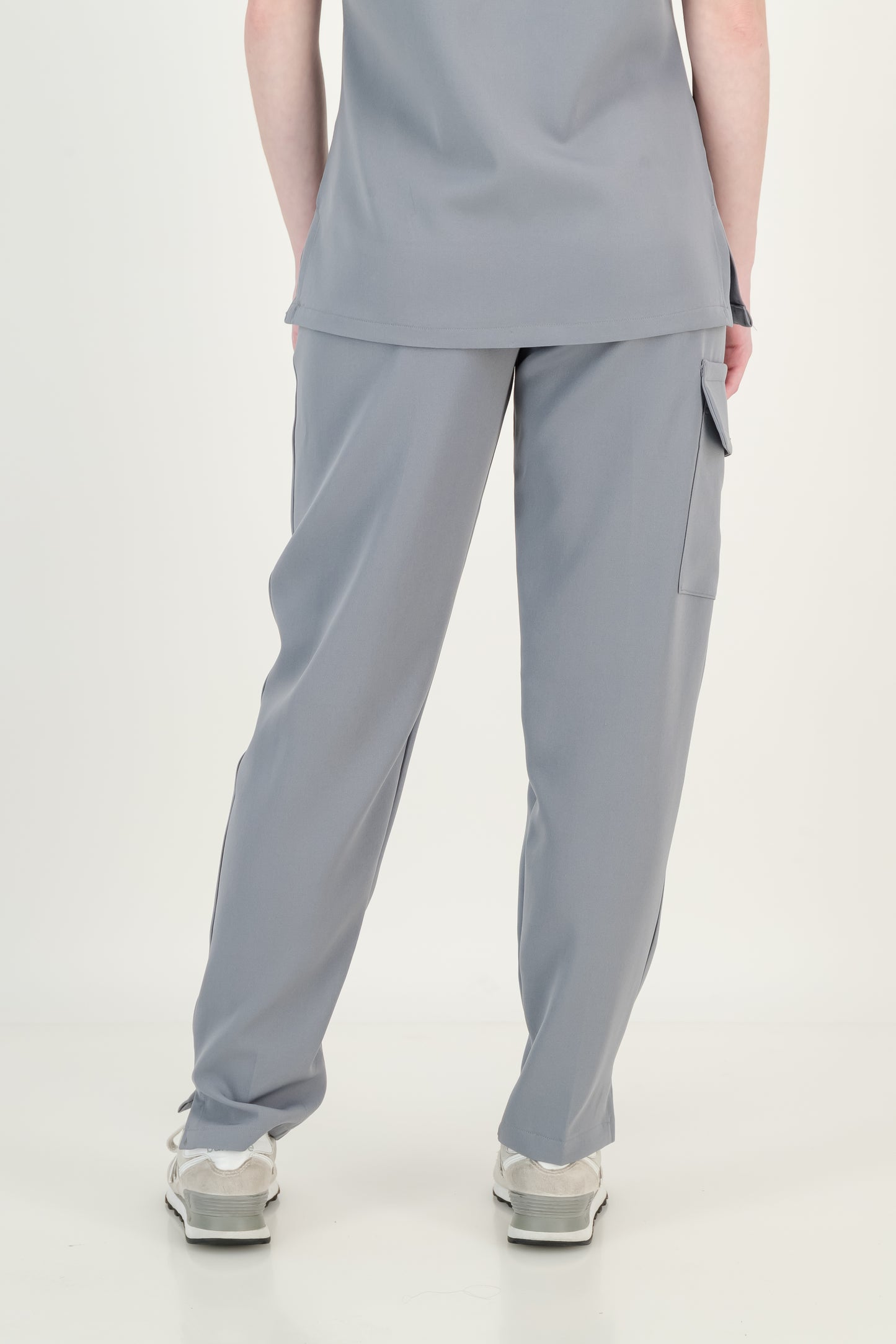 Women's Granite Grey Scrub Pants (NEW FABRIC)