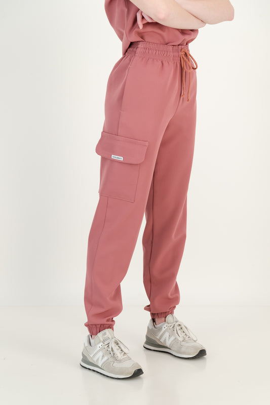 Women's Rose Pink Scrub Pants