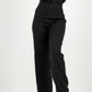 Women's Kyoto High Waist Trousers - Jet Black (NEW FABRIC)