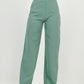 Women's Kyoto High Waist Trousers - Sage Green (NEW FABRIC)