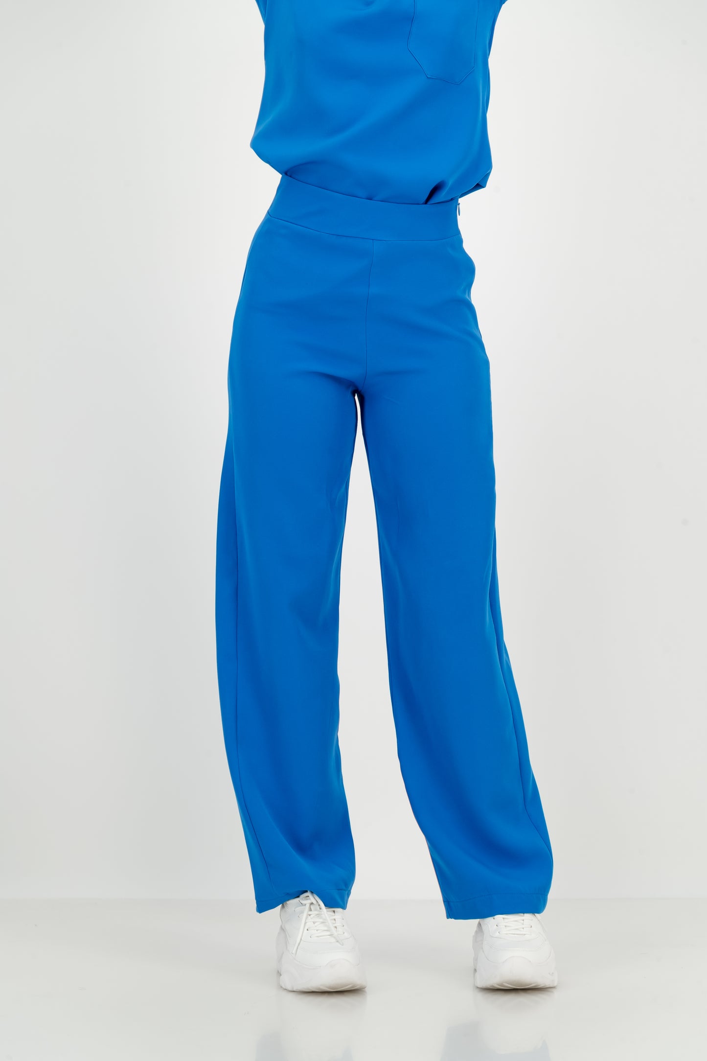 Women's Kyoto High Waist Trousers - Venice Blue