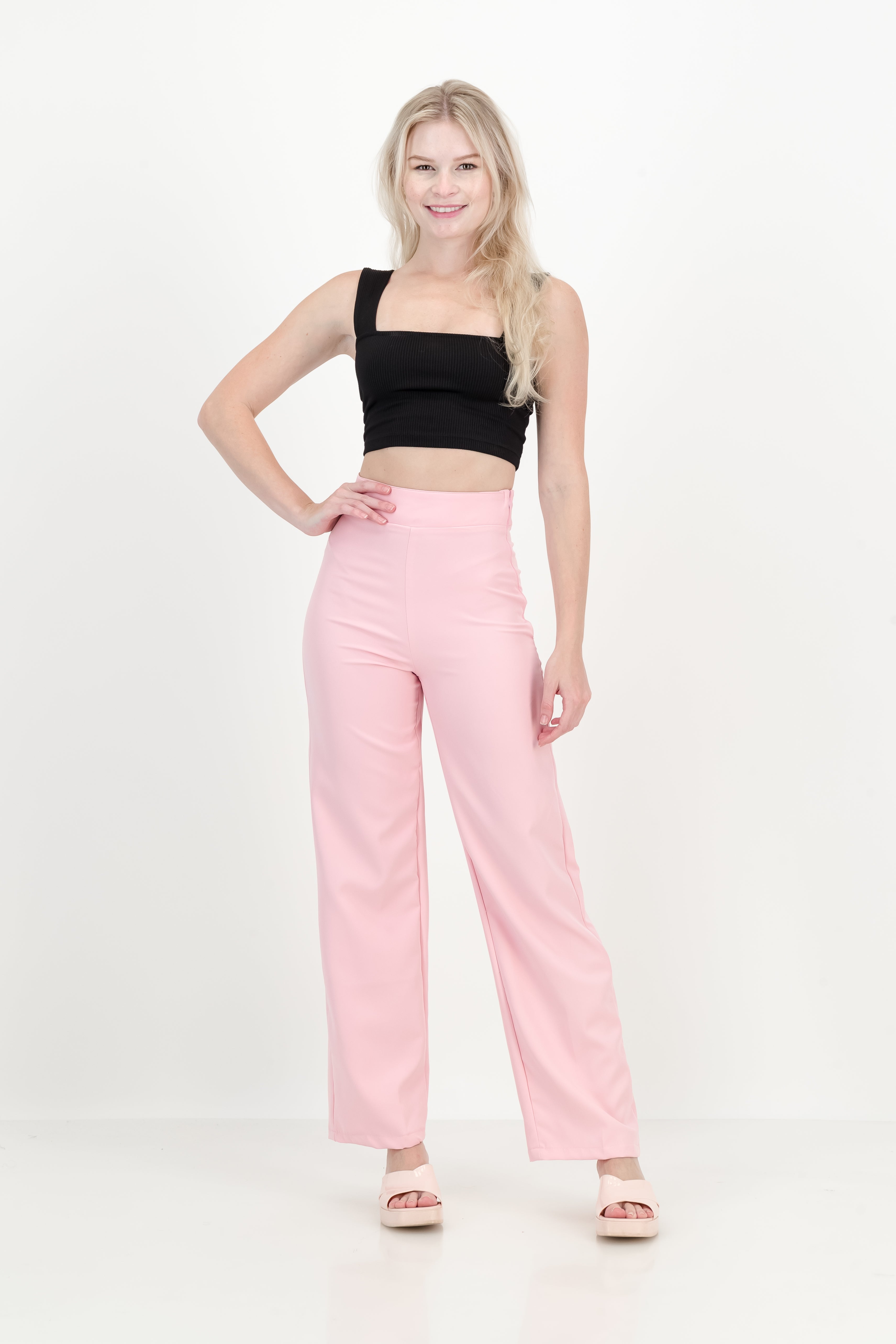 Buy NTX- Women's Cotton Flex Ankle Length Trouser Pants/Regular Pants for  Women (Combo, Pack of 2) F-17+18_Fawn+Baby Pink at Amazon.in