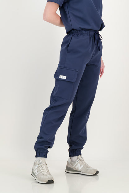 Women's Marine Blue Scrub Set (NEW FABRIC)
