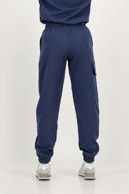 Women's Marine Blue Scrub Set (NEW FABRIC)