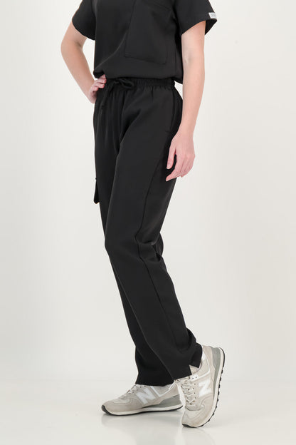 Women's Jet Black Scrub Pants