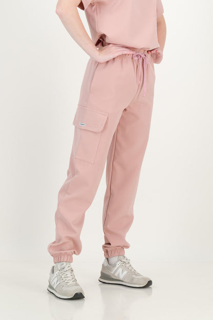 Women's Dusty Pink Scrub Set (NEW FABRIC)