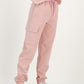 Women's Dusty Pink Scrub Pants (NEW FABRIC)