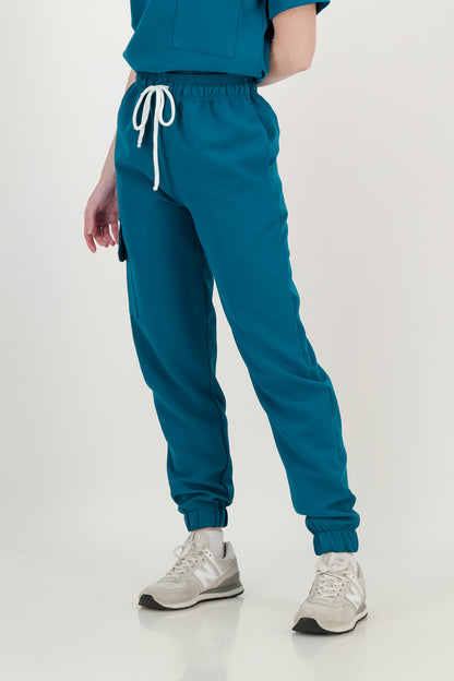 Women's Teal Scrub Set