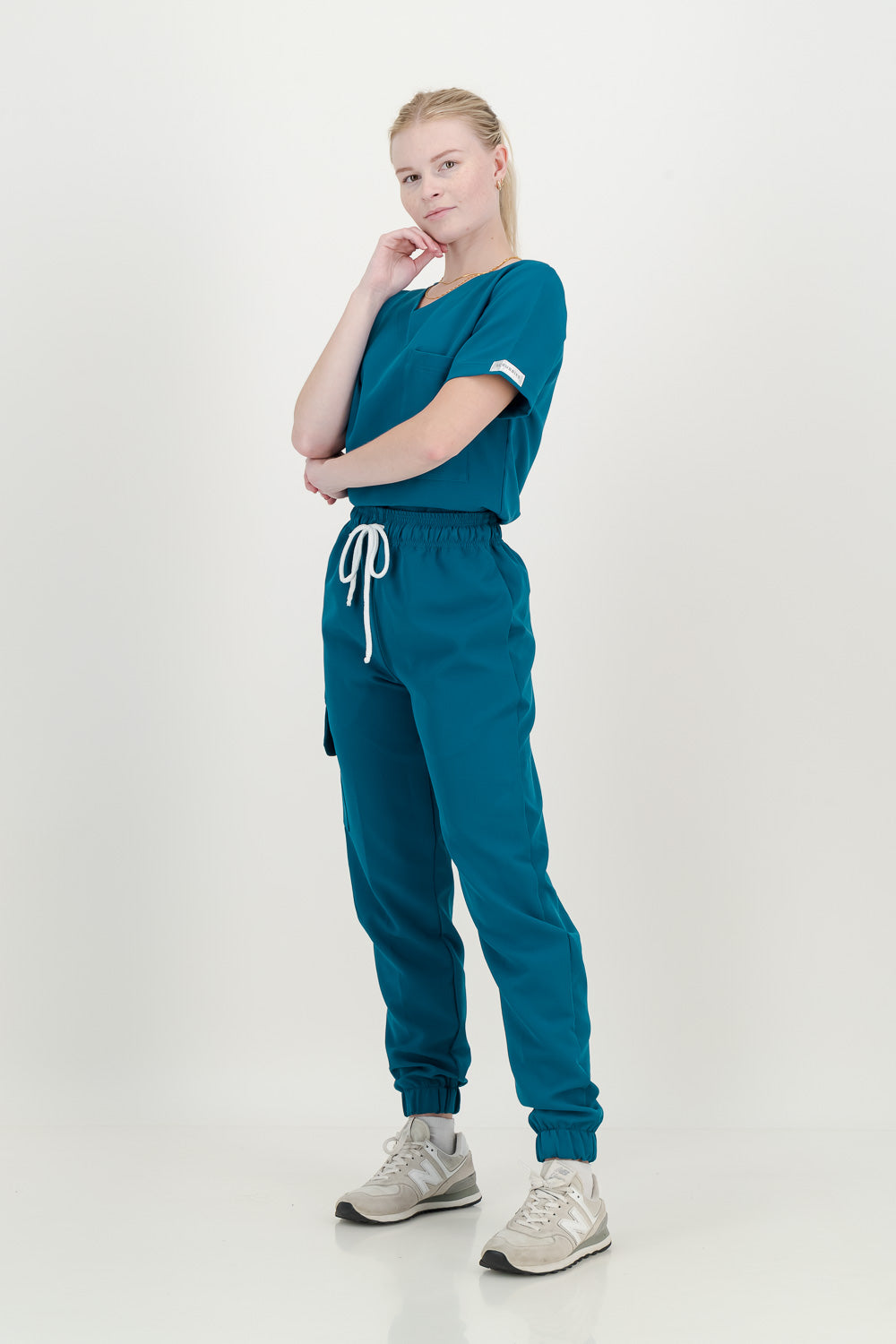 Women's Teal Scrub Set