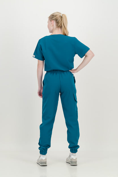 Women's Teal Scrub Set