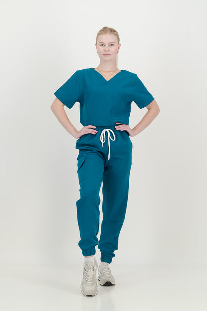 Women's Teal Scrub Set