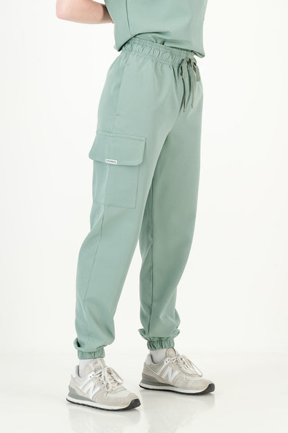 Women's Sage Green Scrub Set (NEW FABRIC)